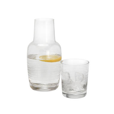 Linus 2 Piece Nightstand Carafe Set Andover Mills Customize: Yes