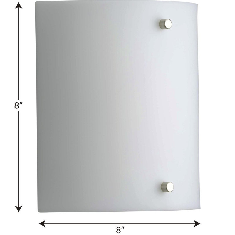 Steel LED Flush Mounted Sconce