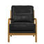 Fauteuil rembourré en tissu l 26 po