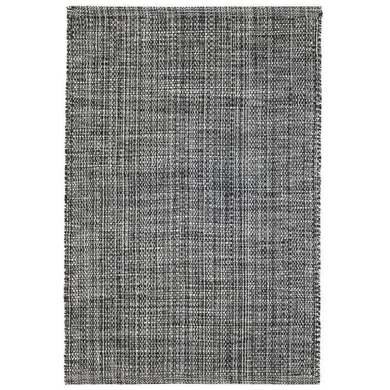 Tapis intérieur / extérieur noir Fusion, Rectangle 4 pi x 6 pi