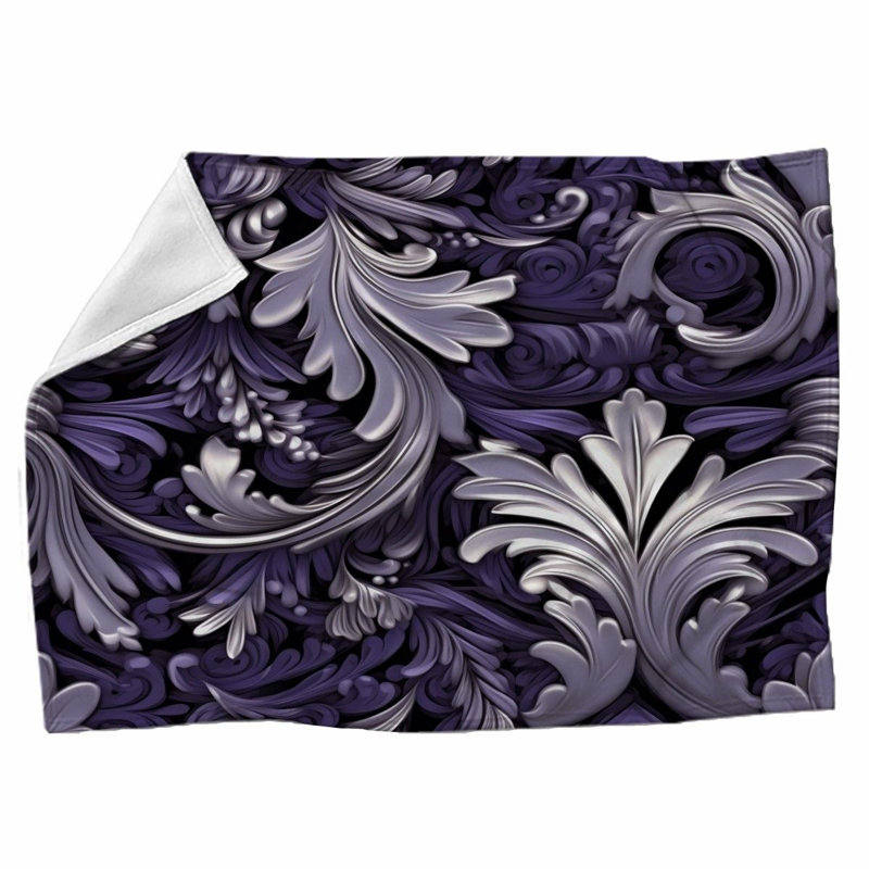 Machine Printed Throw Blanket, Throw