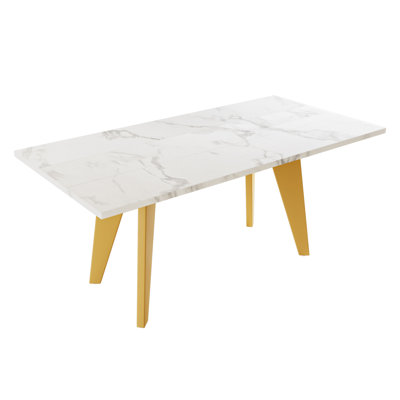 Metal Base Dining Table by Mercer41