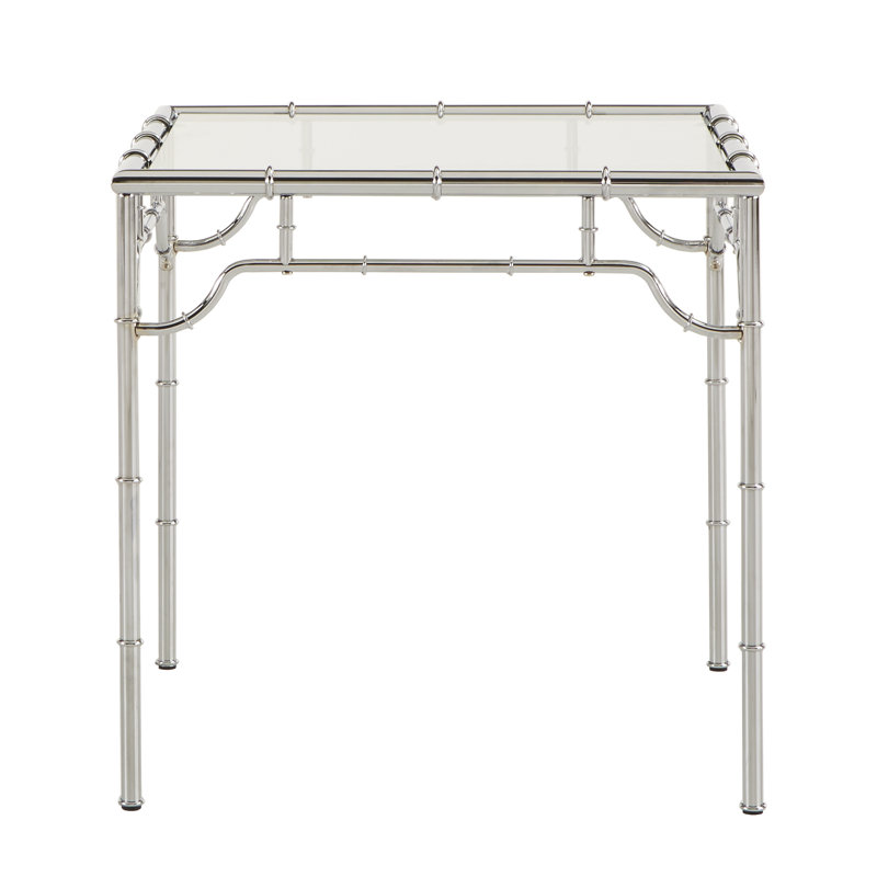 Glass Top End Table