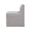 Comfortable Castered Chair In Ashen - Kiln-dried Hardwood, Foam Cushioned Seat Grey Solid Hardwood Base, Padding