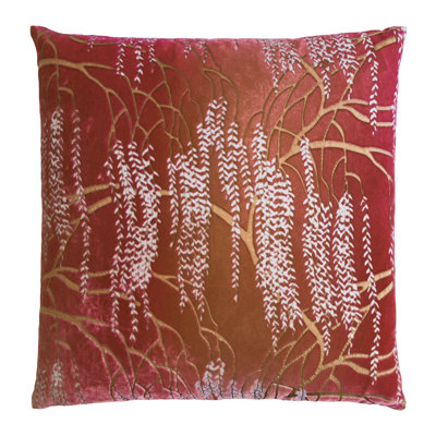 Metallic Square Velvet Pillow Cover & Insert