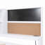 Lit de jour avec tablettes de rangement, tableau noir, tableau de liège, ports USB et lit gigogne-284527733