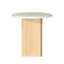 Table de bout en marbre et plateau en marbre Qwin