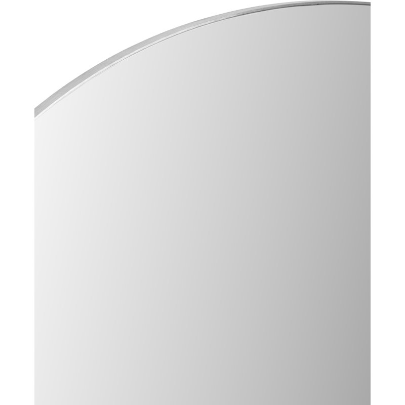Metal Arch Mirror, Brushed Nickel