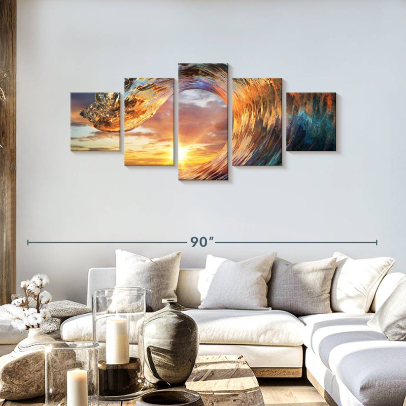 Sunset Wave, 30" H x 68" W