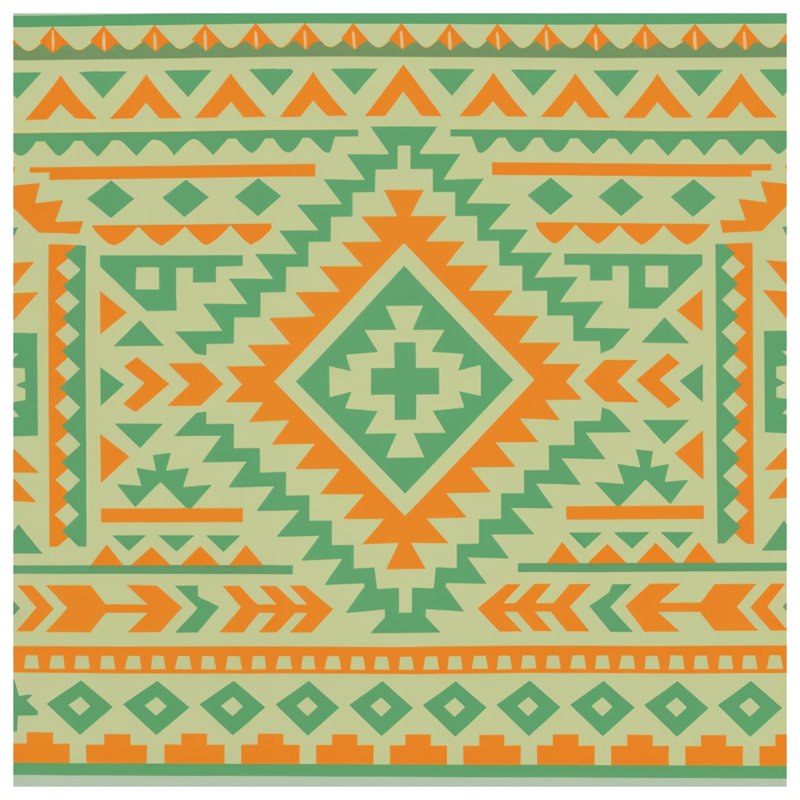 Tapisserie murale Southwestern, 104in H x88 with 4 Grommets