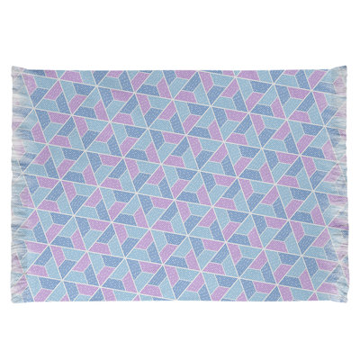 Tapis bleu/mauve trapézoïdals Mcguigan
