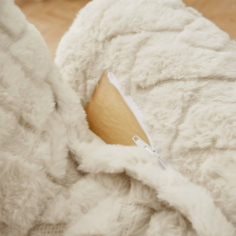 Fauteuil d'appoint pivotant avec dossier ergonomique Crosby, Blanc