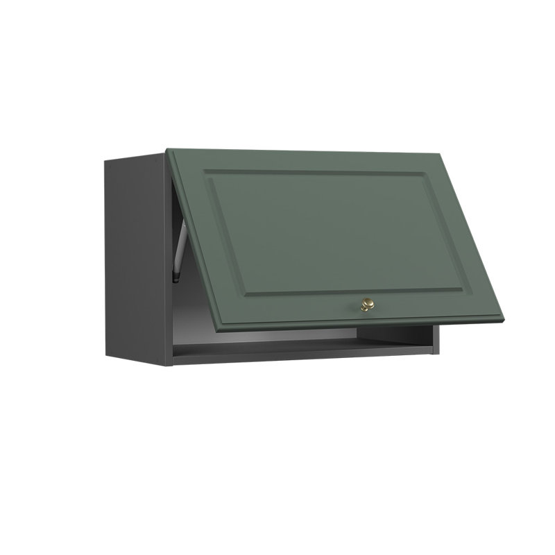 Fame 319 + front ant gold country house_60 x 40 x 34.1, Green/Grey