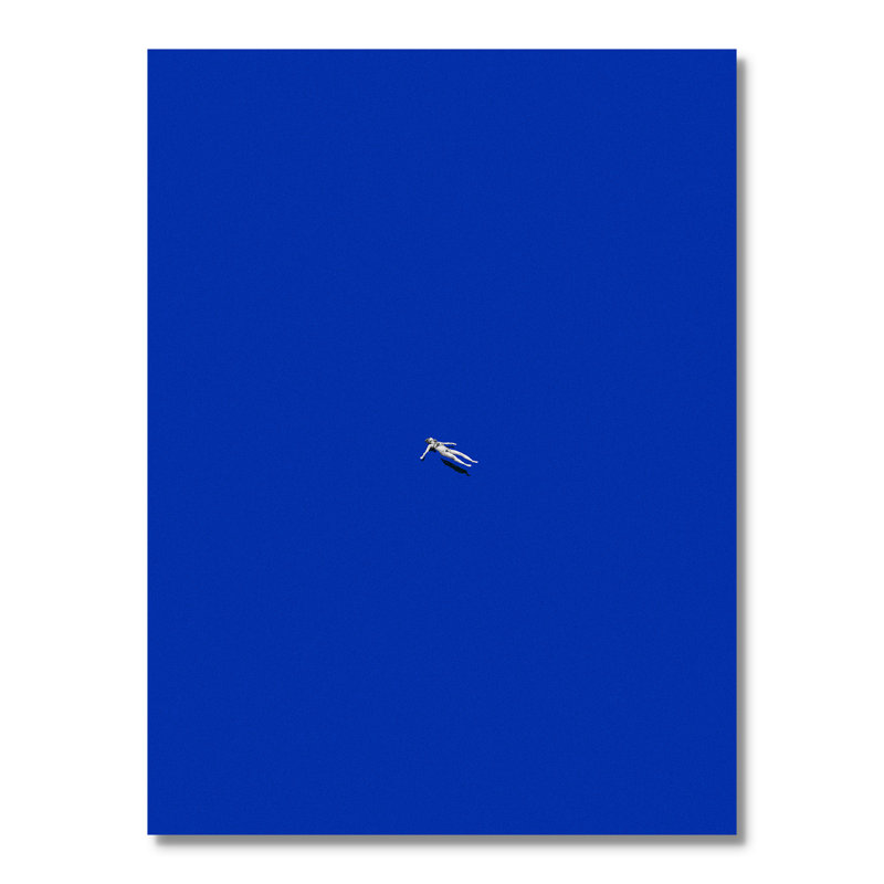 «No stress print» par Leon, Sans cadre, L 18 po x H 24 po, Toile tendue