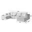 Canapé modulaire rembourré 4 pièces Kapellen-118436665-119694763