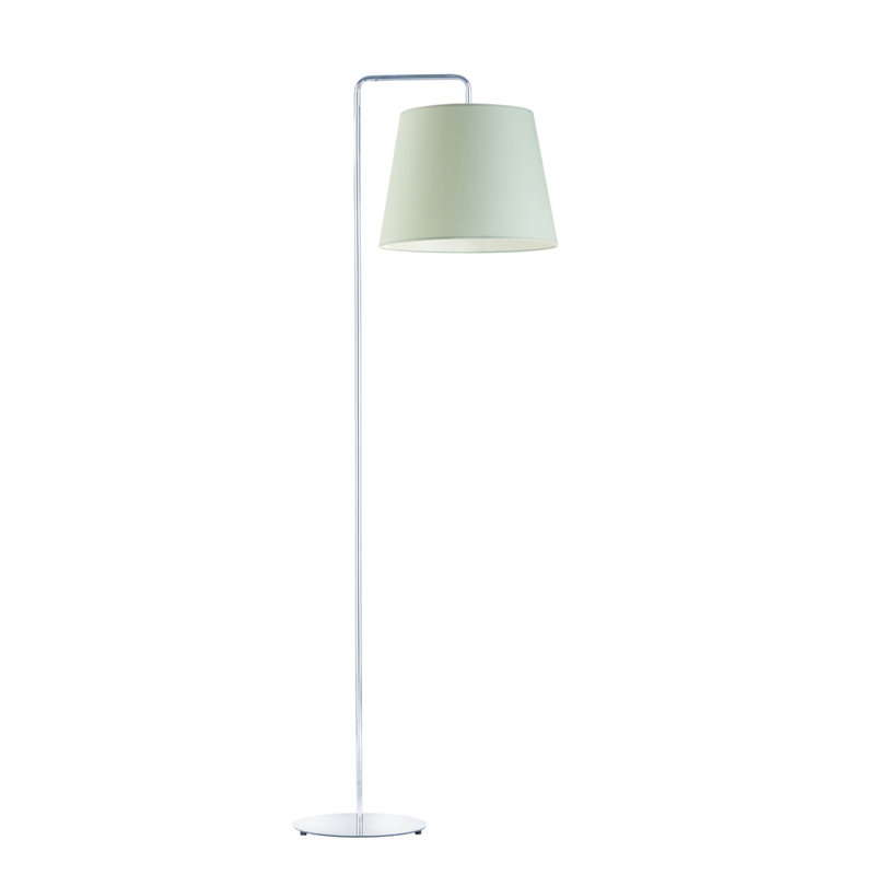 Janissa 156cm Traditional Floor Lamp, Mint, Chrome