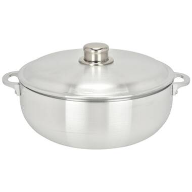 Cooks Standard Dutch Oven Casserole with Lid, 9 Quart Professional  Stainless Steel Stockpots, Silver