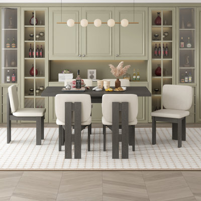 7-Piece Retro Dining Set