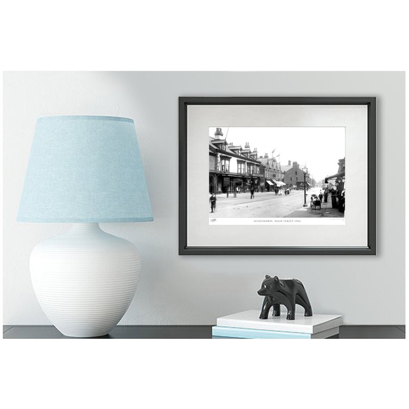 Scunthorpe, High Street 1904 by Francis Frith - Single Picture Frame Print, 28cm H x 36cm W x 2.3cm D