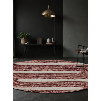 Tapis brun soyeux et moelleux