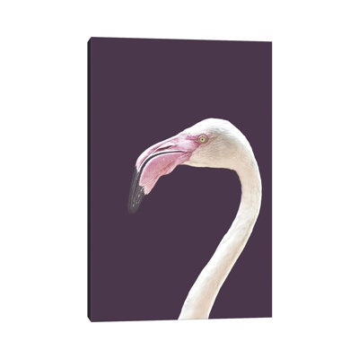 The Flamingo by Design Fabrikken - Wrapped Canvas Print