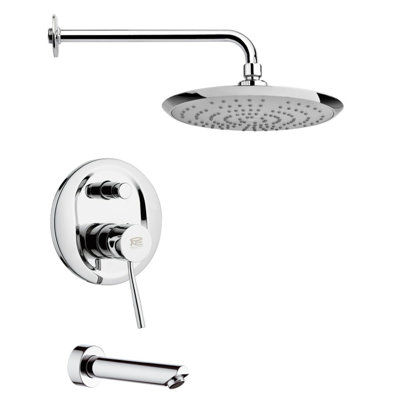 Robinet inverseur de baignoire et de douche avec valve Peleo