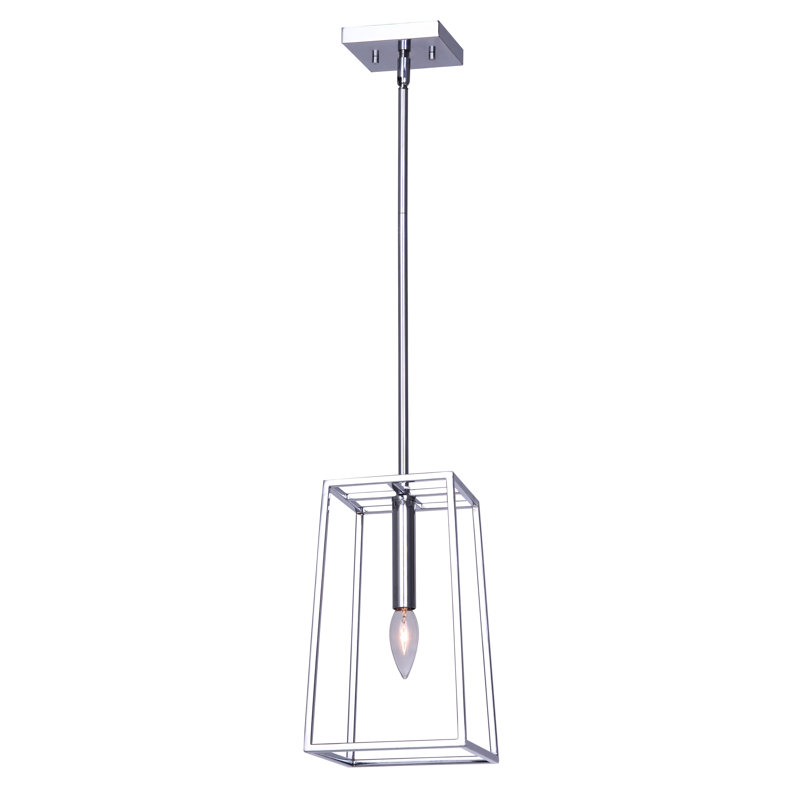 Yoshani 1 - Light Square/Rectangle Pendant, Chrome