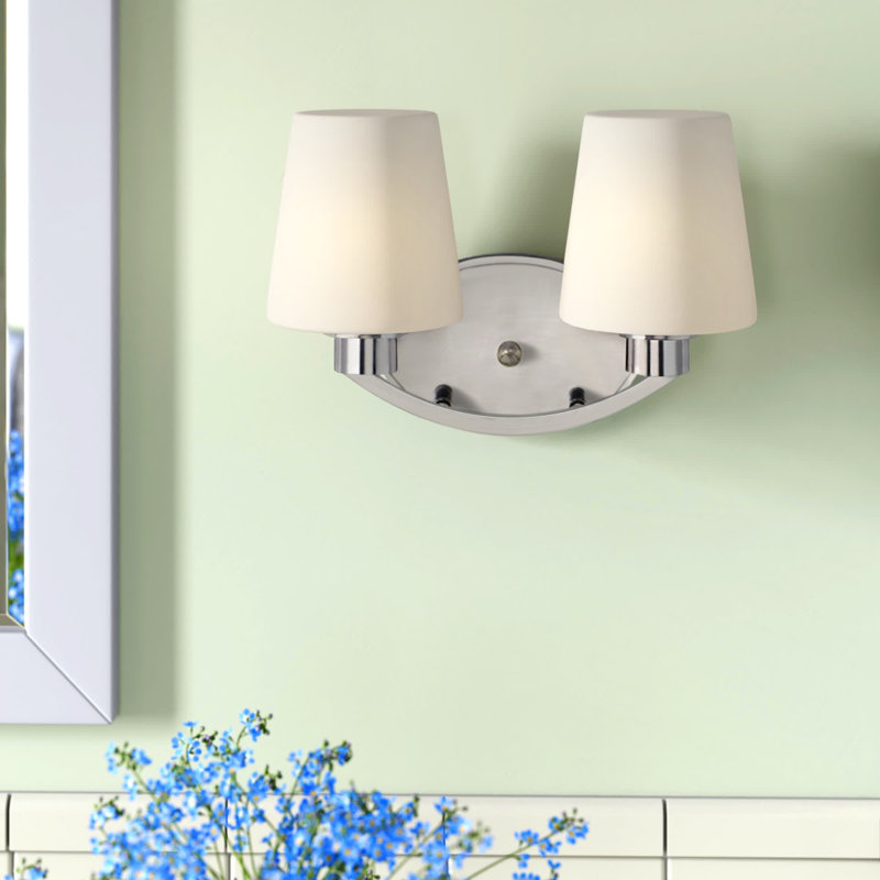 Bottorff 2 - Light Dimmable Vanity Light, Satin Nickel