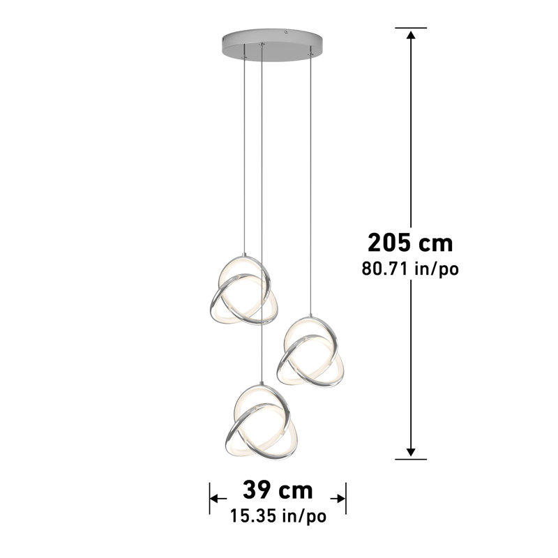 Junayed 3 - Light Dimmable LED Novelty Chandelier