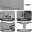 Meuble-lavabo 30 po avec lavabo - Gris-121112574