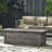 56'' Rectangular Outdoor 50,000 Btu Propane Fire Pit,Wood Pattern,Tank Cover Not Included-1059768540