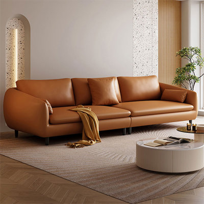 Coussin modulaire orange en polyester