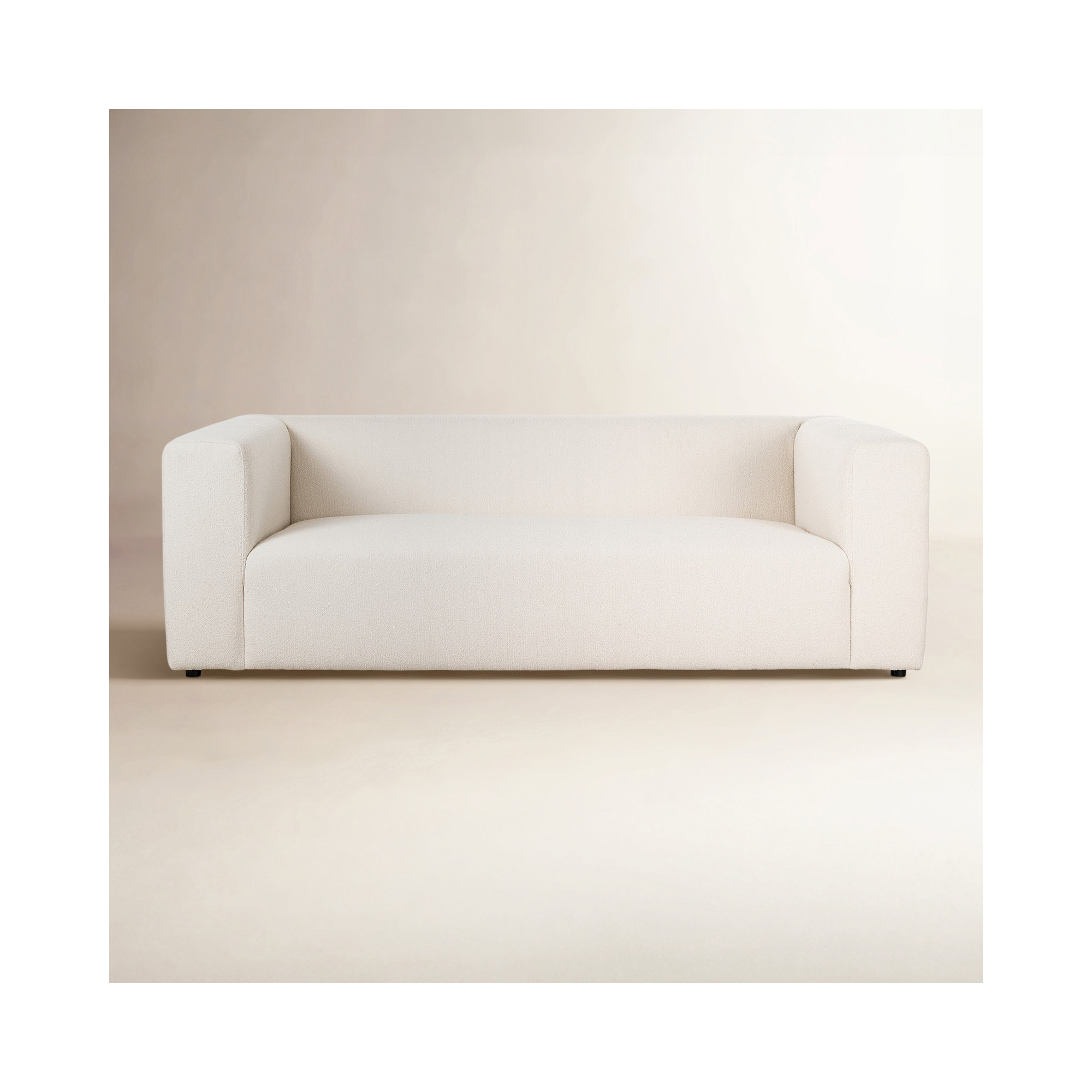 Cayson 89'' Upholstered Sofa, Fayette Cloud