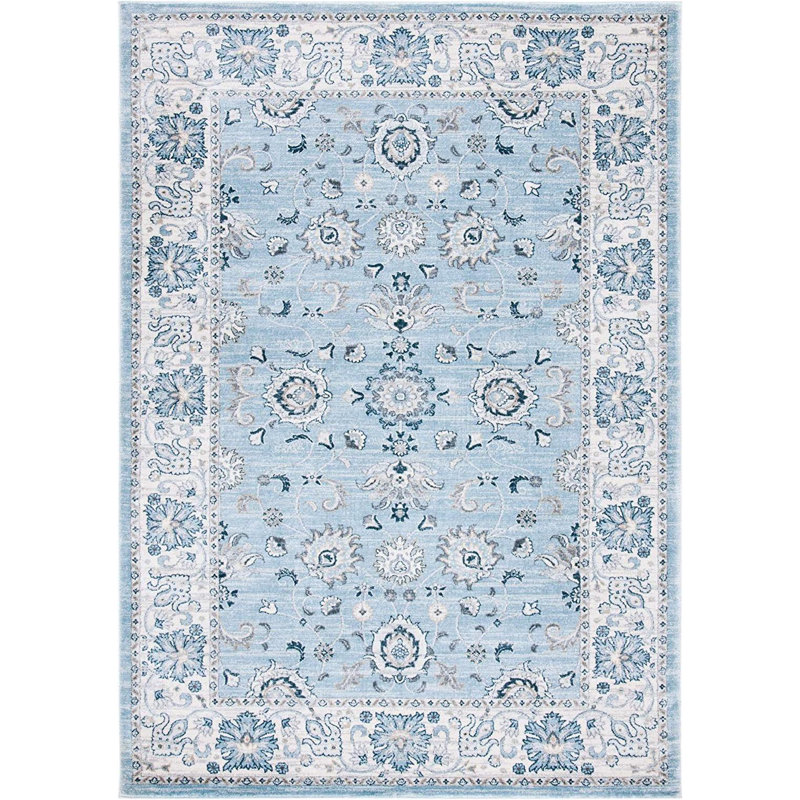 Tapis bleu Delmer, Rectangle 9 pi x 12 pi