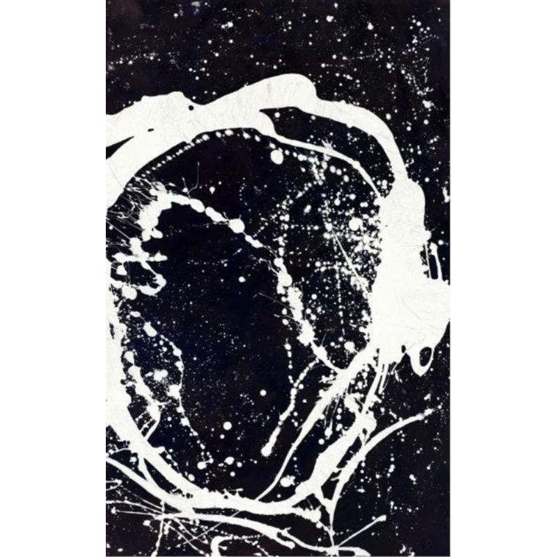 Black Rhythm I Painting by Samuel Kane, Hand Embellishment Texture, 39" H x 24" W