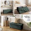 Banc repose-pieds en velours avec rangement amovible Nestl-132127322-132127323