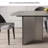 Modern Rectangular Sintered Stone Dining Table 4 - Person Double Pedestal Dining Set-101945489