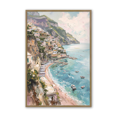 «Coastal Charm», impression encadrée sur papier par Azure Artisanal Studio