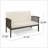 Casa Acacia Loveseat With Durable Weather-Resistant Frame And Comfortable Cushions For Outdoor Relaxation-1669132152-1669132153