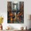 Pont brun et rouge Brooklyn City Bridge - art mural-59911802-59911805