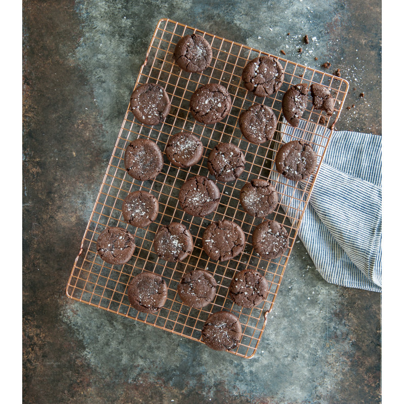 Large Copper-Plated Metal Cooling Rack