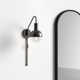 Luke Single Light Steel Dimmable Plug-in Armed Sconce