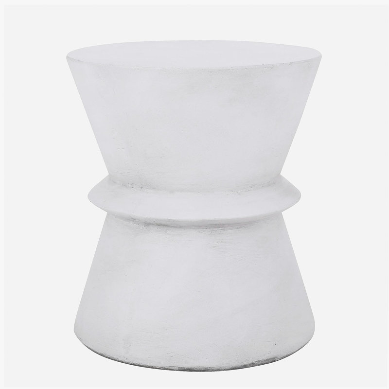 Table d'appoint d'extérieur en béton léger