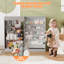 Johnson Kids Bookcase & Toy Storage Organiser – 5-Tier Shelf With Plush Toy Storage, Elastic Rope, Toddler Children’s Bookshelf For Bedroom, Playroom Or Classroom-1567919285