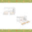 Lit double superposé au-dessus de simple et simple-633618579