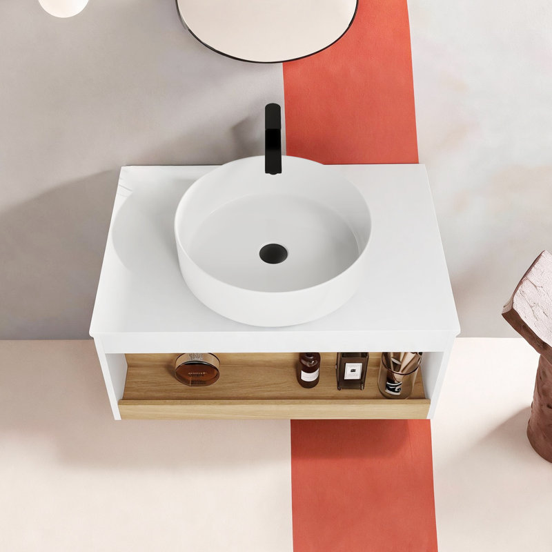 Meuble-lavabo flottant 30 "Aura (RTA) Aura, L 29,54 po, Blanc