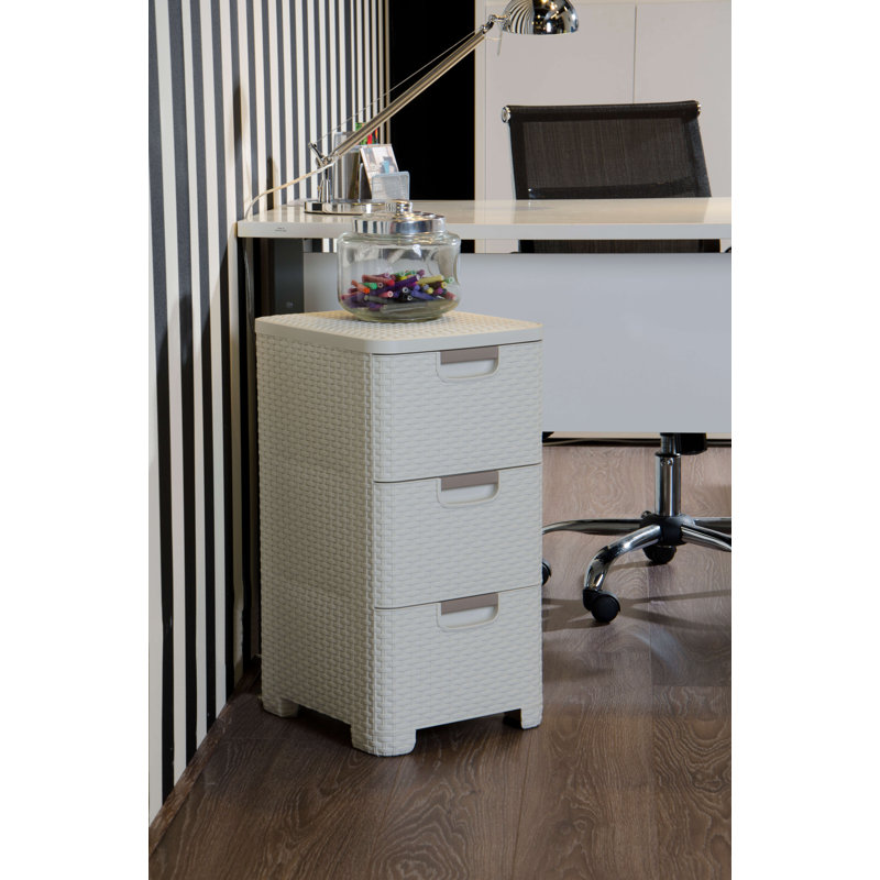 Style Drawer Tower 3X14L, Cream