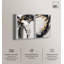 Art mural Aurea Flow, impression sur toile par Art Remedy, cadre blanc, 36 x 54-1551922739-1551922737