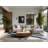 Soft Plush Mondale Breakdancer Eclectic Abstract Area Rug in Beige – Navy Binding-536371336