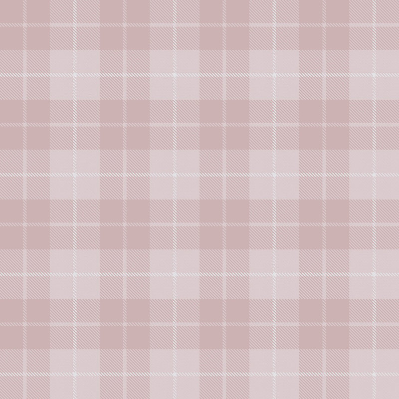 Nerijus Twilled Tartan Wallpaper Roll, Pink